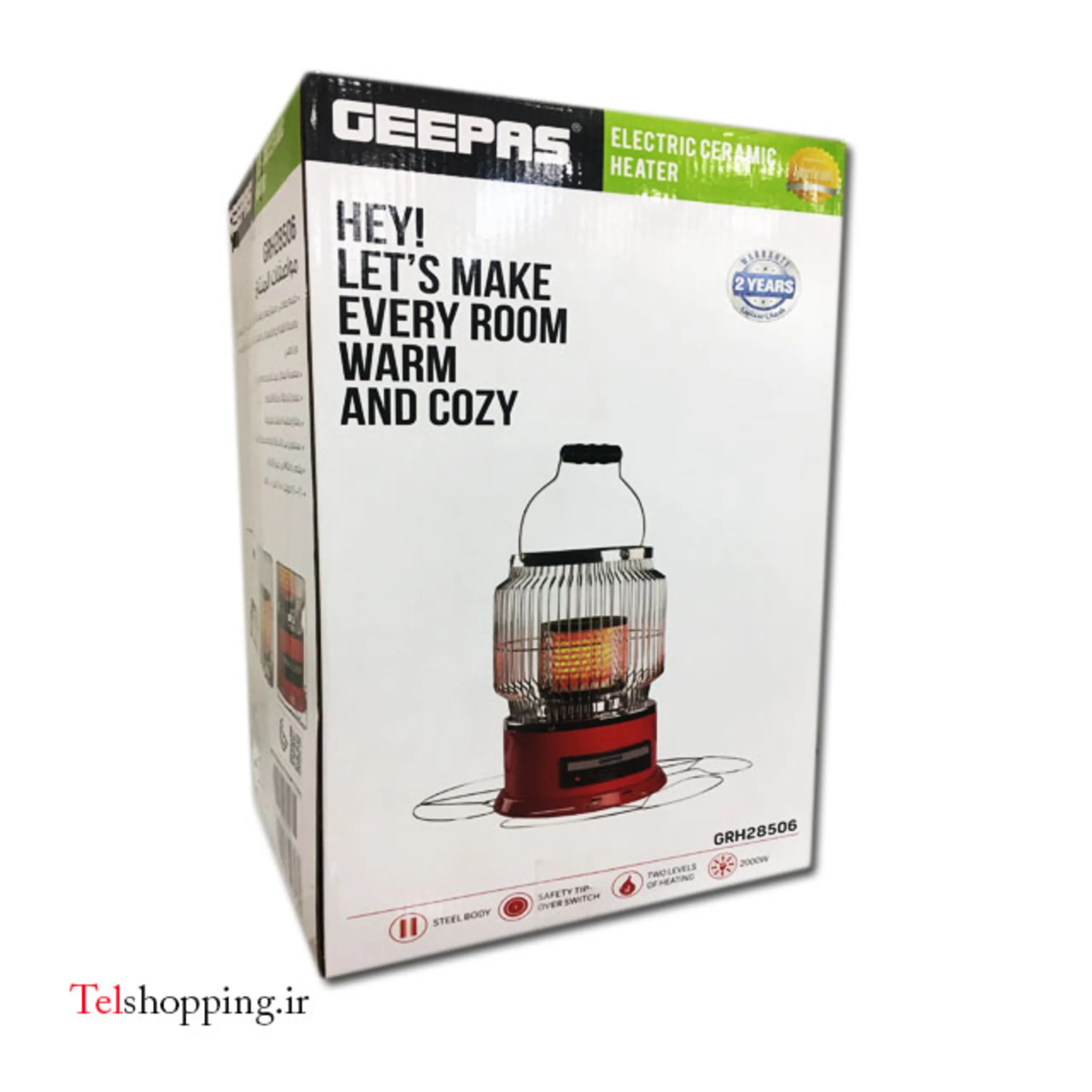 بخاری برقی جیپاس مدل 28056